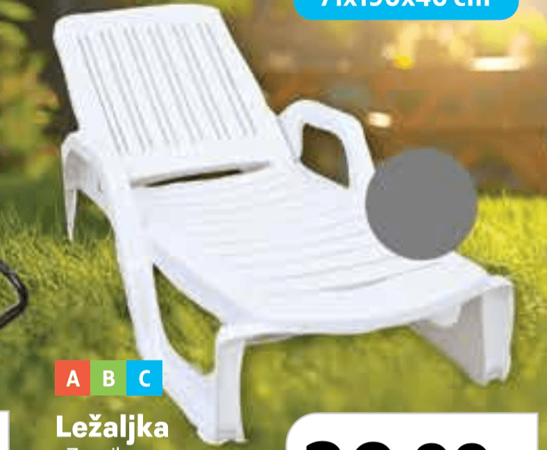 Ležaljka - Akcija u trgovini Plodine