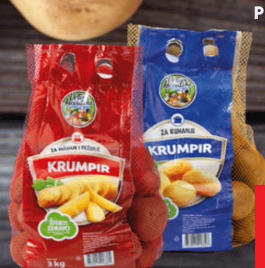 Krumpir za kuhanje ili za pečenje i prženje 3 kg Vrtovi Hrvatske - Akcija u trgovini Spar