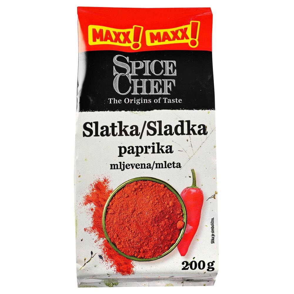 Spice Chef paprika slatka 200g - Akcija u trgovini Konzum