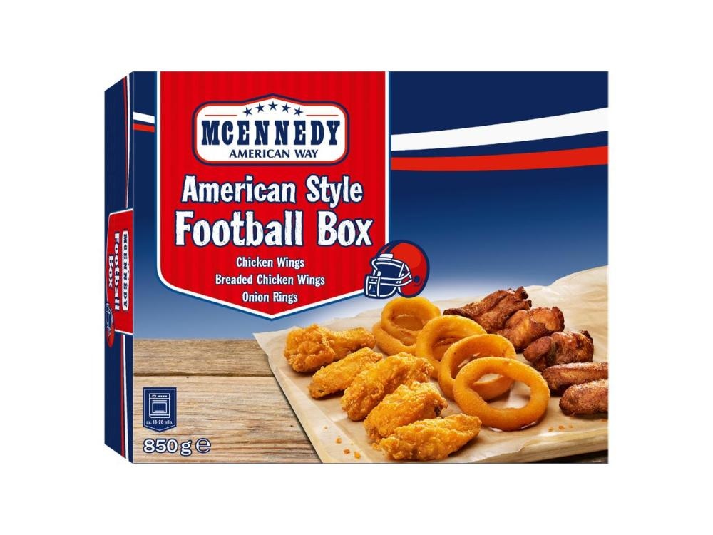MCENNEDY American style Football box 850 g - Akcija u trgovini Lidl