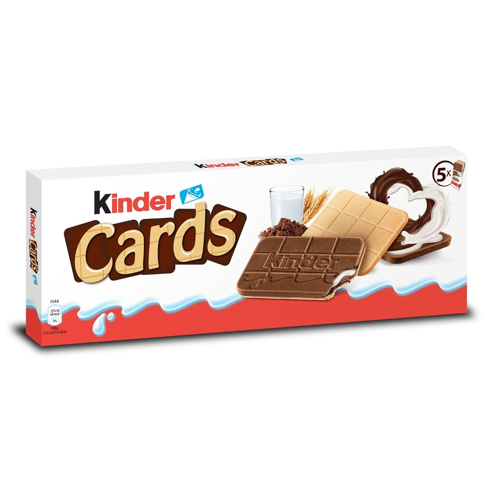 Kinder cards 128 g Ferrero Akcija u trgovini Pivac