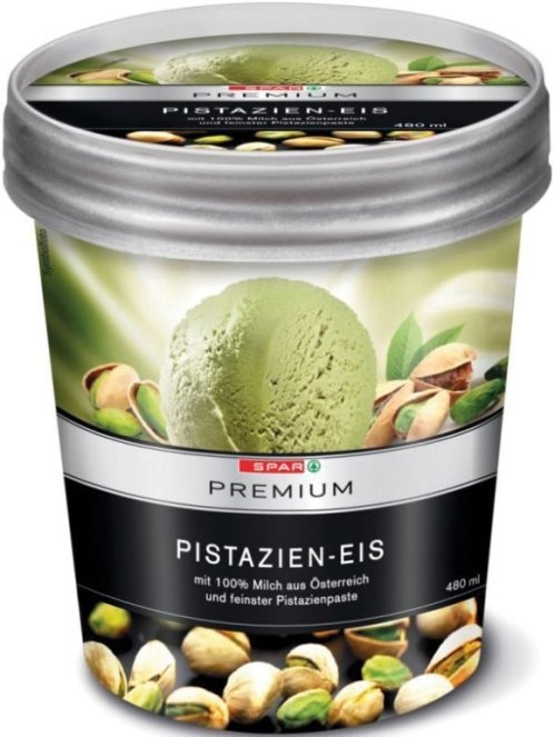 Sladoled pistacija 480 ml SPAR PREMIUM - Akcija u trgovini Interspar