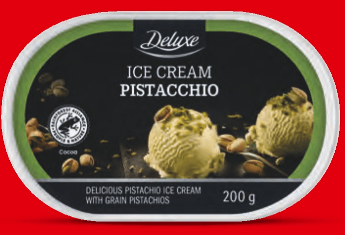 Deluxe Sladoled od pistacija 200 g - Akcija u trgovini Lidl