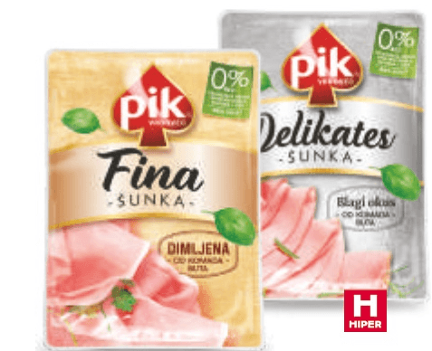 Pik Šunka 150 g Pik Vrbovec - Akcija u trgovini Tommy