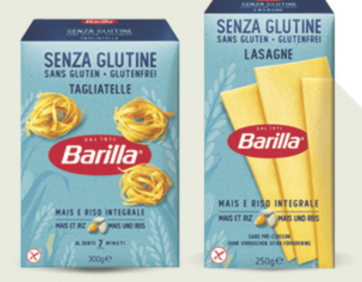 Barilla tjestenina bez glutena lasagne, 250g, tagliatelle, 300g - Akcija u trgovini Konzum