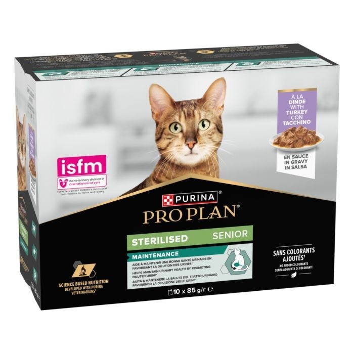 Pro Plan Senior Sterilised 10x85 g Akcija u trgovini Zoo City