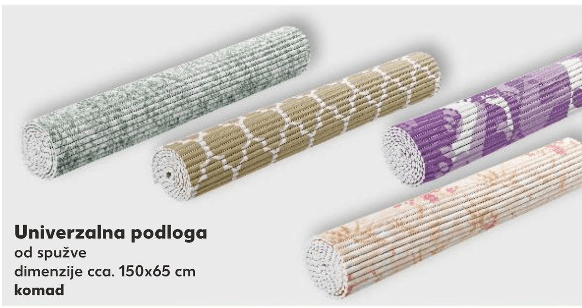 Univerzalna podloga dimenzije cca. 150x65 cm Akcija u trgovini Kaufland