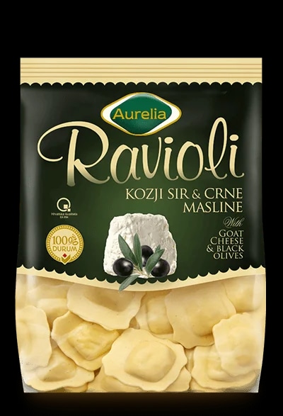 Odabrani asortiman raviola Aurelia - Akcija u trgovini Ribola