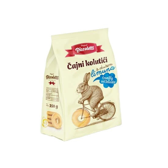 Bisceletti Čajni kolutići classic ili s okusom limuna 350 g Akcija u trgovini Plodine
