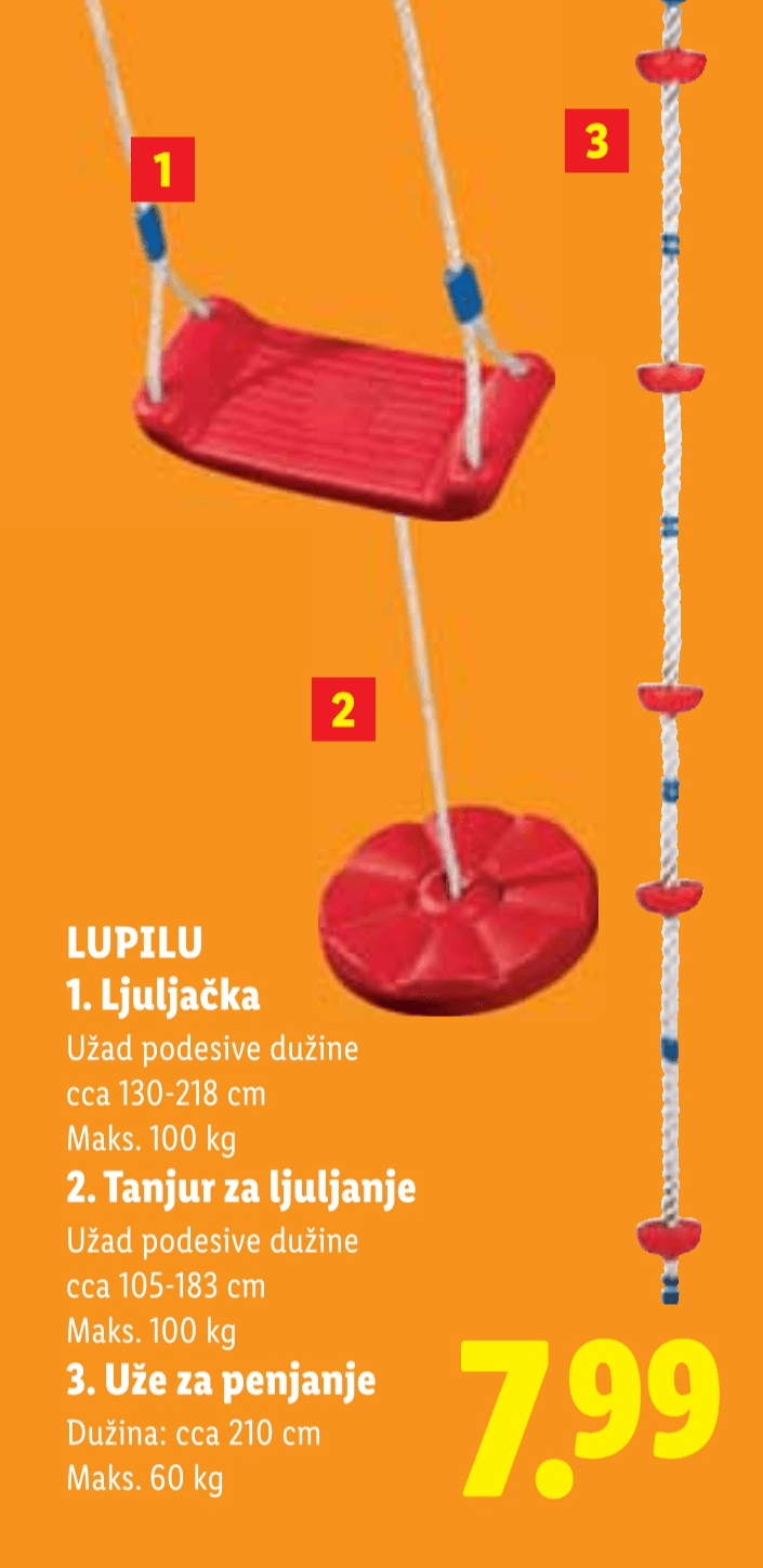 Lupilu Ljuljačka - Akcija u trgovini Lidl