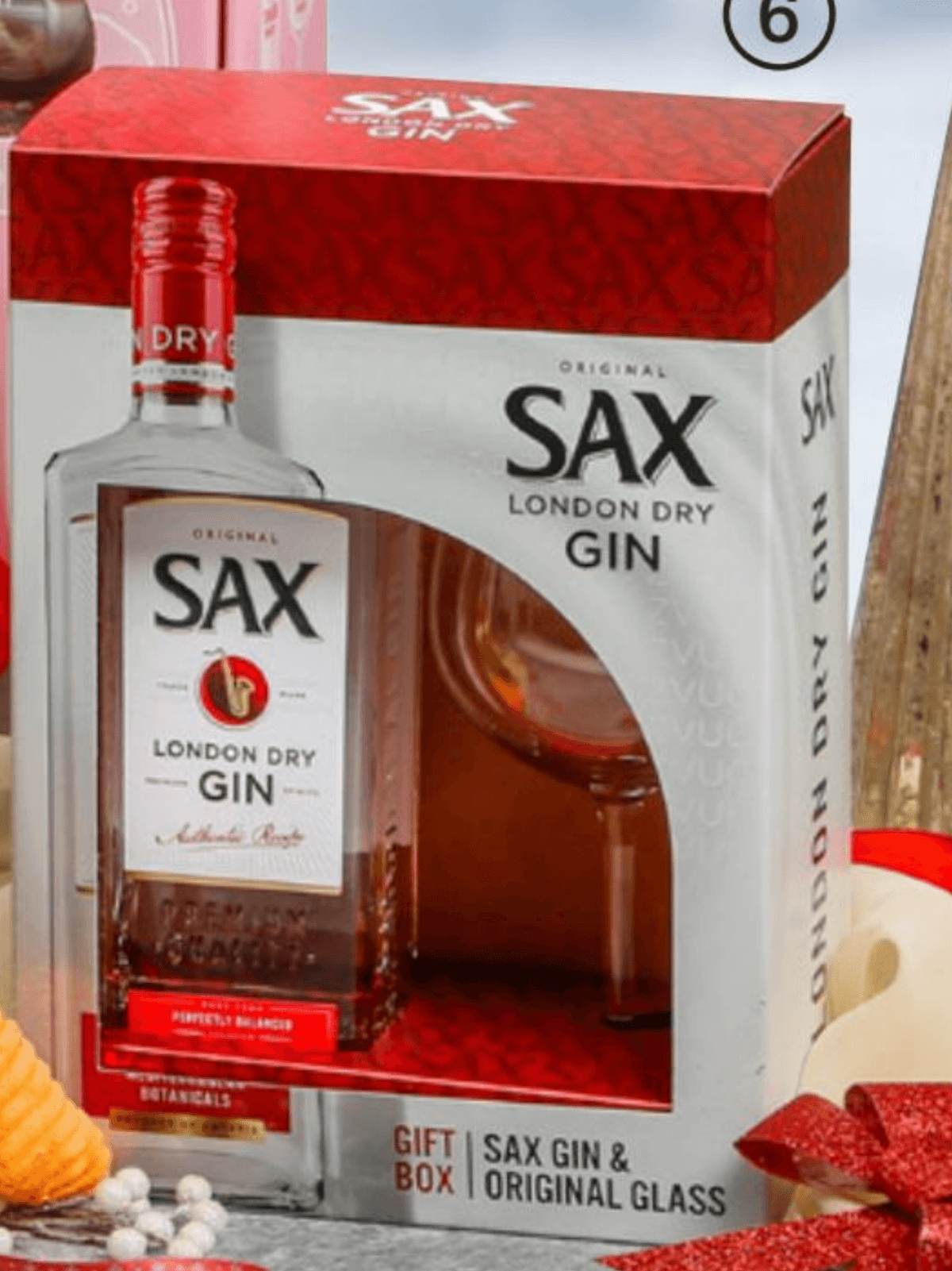 Gin Sax 0,7 L + ČAŠA - Akcija u trgovini Interspar