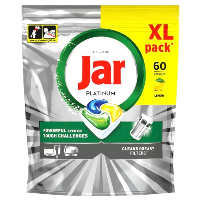 Jar Tablete za perilicu posuđa Platinum 60 kom - Akcija u trgovini NTL