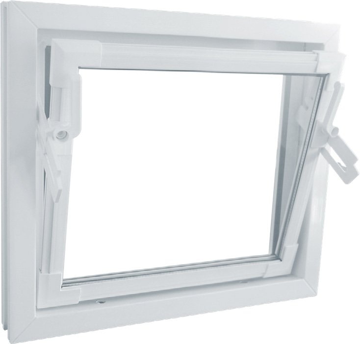 PVC nagibni prozor 'Q59' 90 x 60 cm - Akcija u trgovini Bauhaus