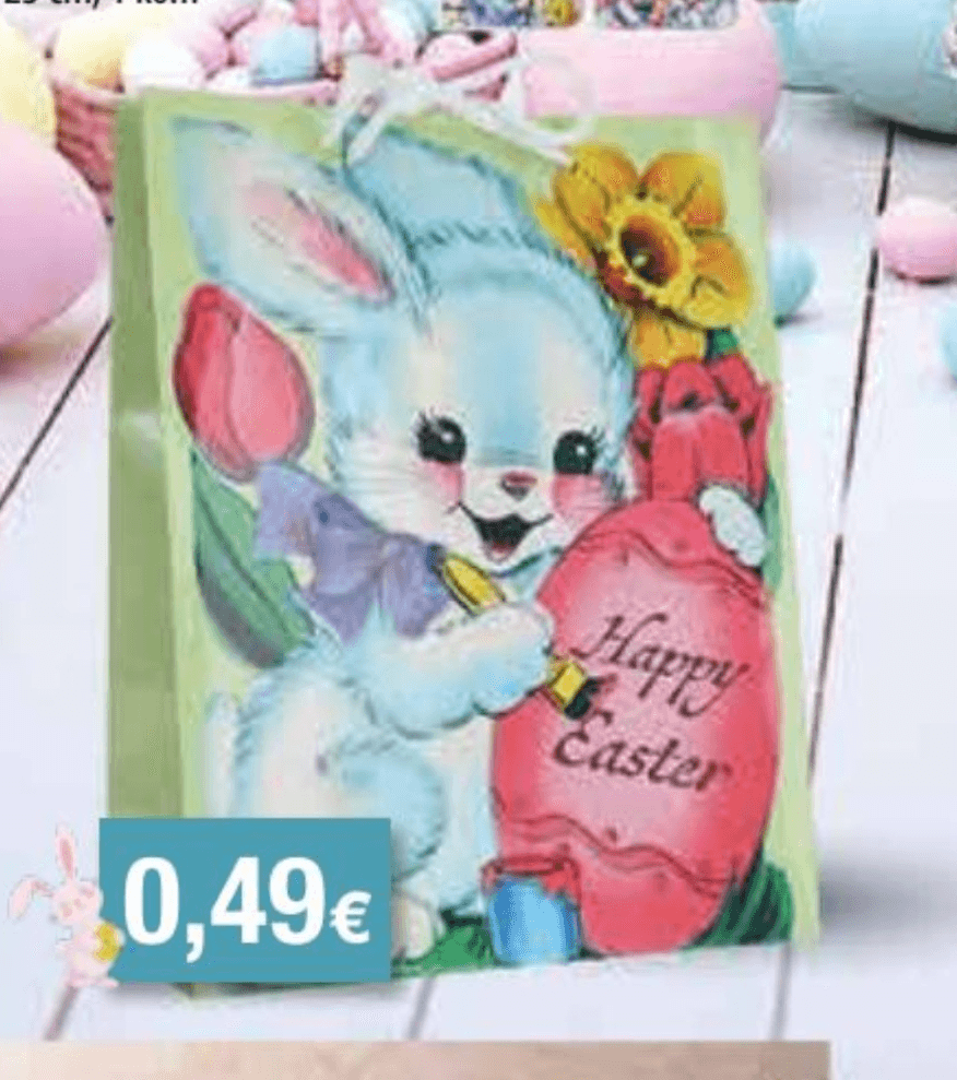 Poklon vrećica uskrsna 23 cm, 1 kom - Akcija u trgovini NTL