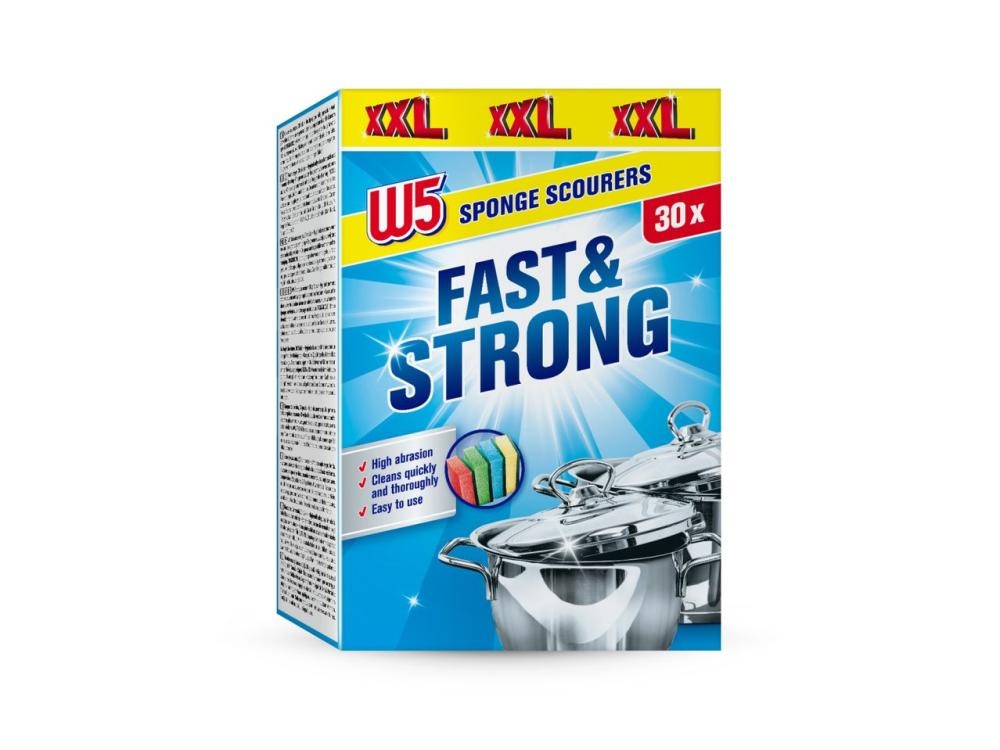 W5 Spužvice za posuđe 30 kom - Akcija u trgovini Lidl