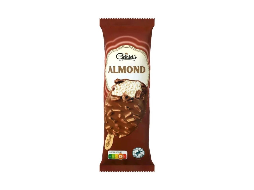 GELATELLI Sladoled na štapiću s bademom 100 ml Akcija u trgovini Lidl
