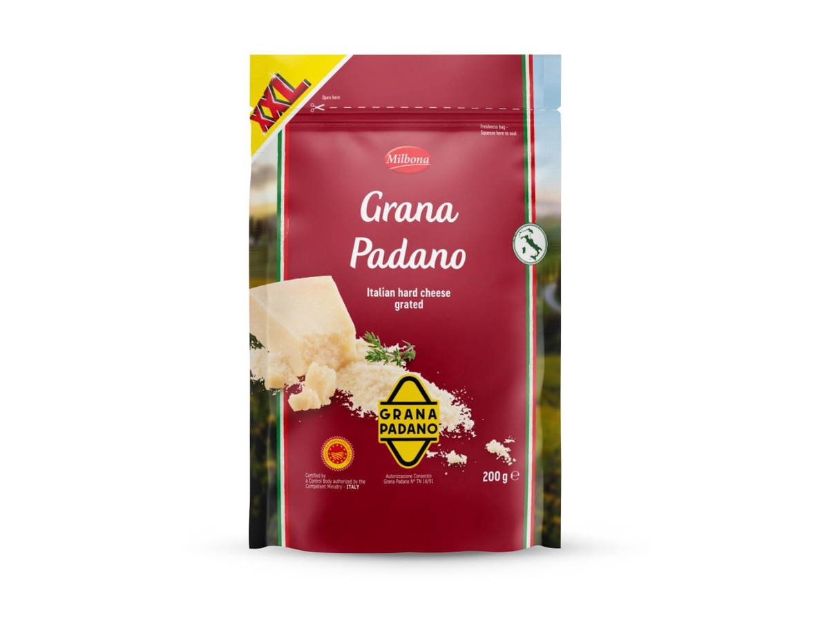 MILBONA Grana padano XXL 200 g - Akcija u trgovini Lidl