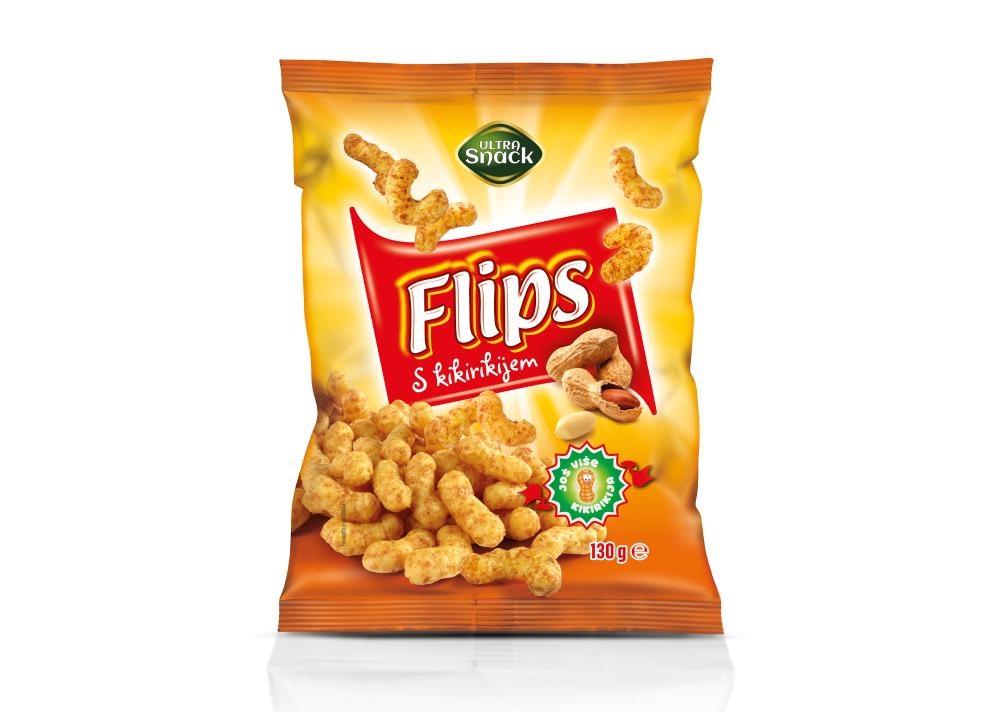 ULTRA SNACK Flips 130 g - Akcija u trgovini Ribola
