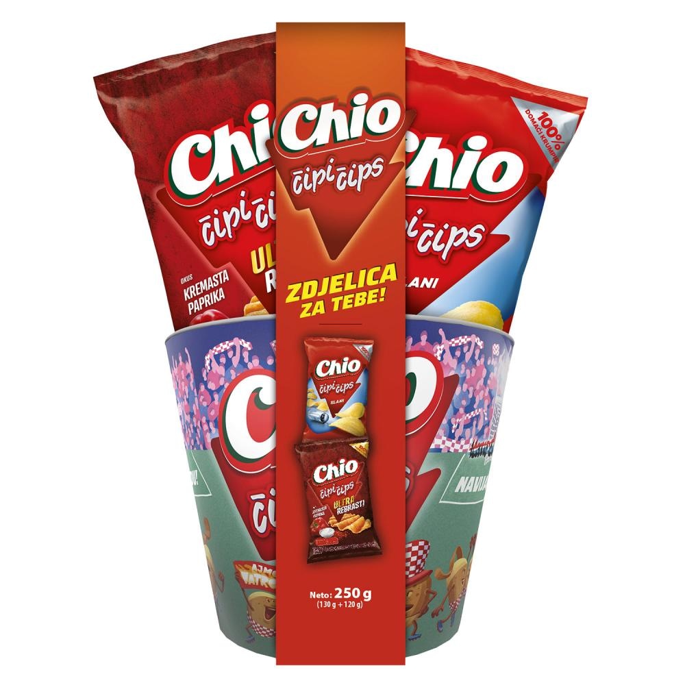 Chio čips 250g + ZDJELICA - Akcija u trgovini Konzum