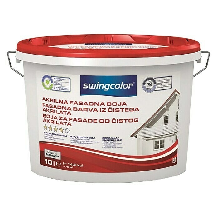 Silikatna boja za fasadu 10 l swingcolor - Akcija u trgovini Bauhaus