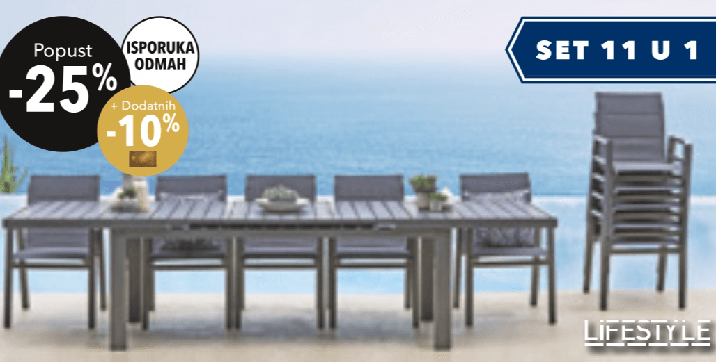 Set Caspar 11 komada LIFESTYLE - Akcija u trgovini Harvey Norman