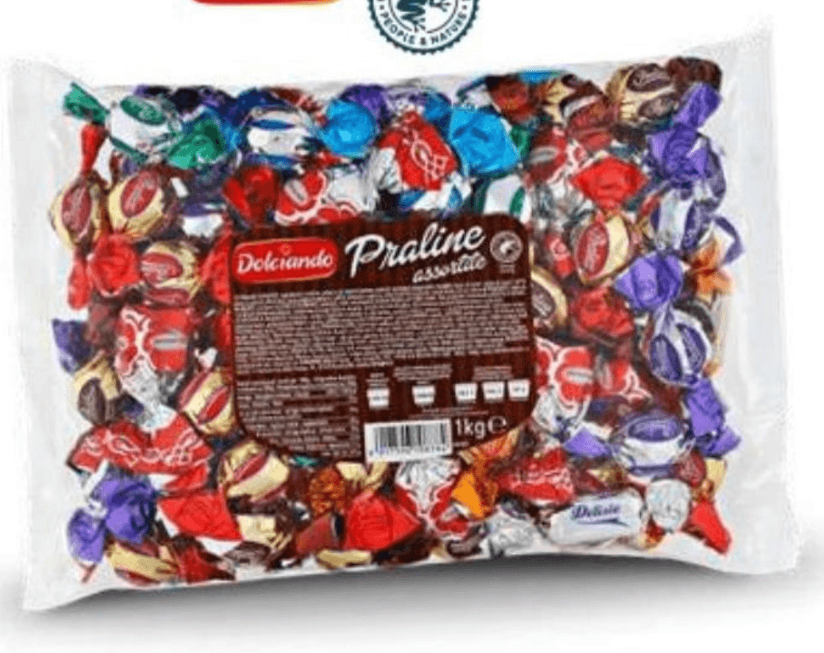 Čokoladne praline 1 kg Dolciando - Akcija u trgovini Eurospin