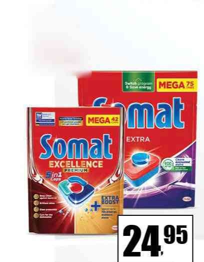 Somat Odabrani proizvodi 42-75 komada, 2x 540 ml - Akcija u trgovini Plodine