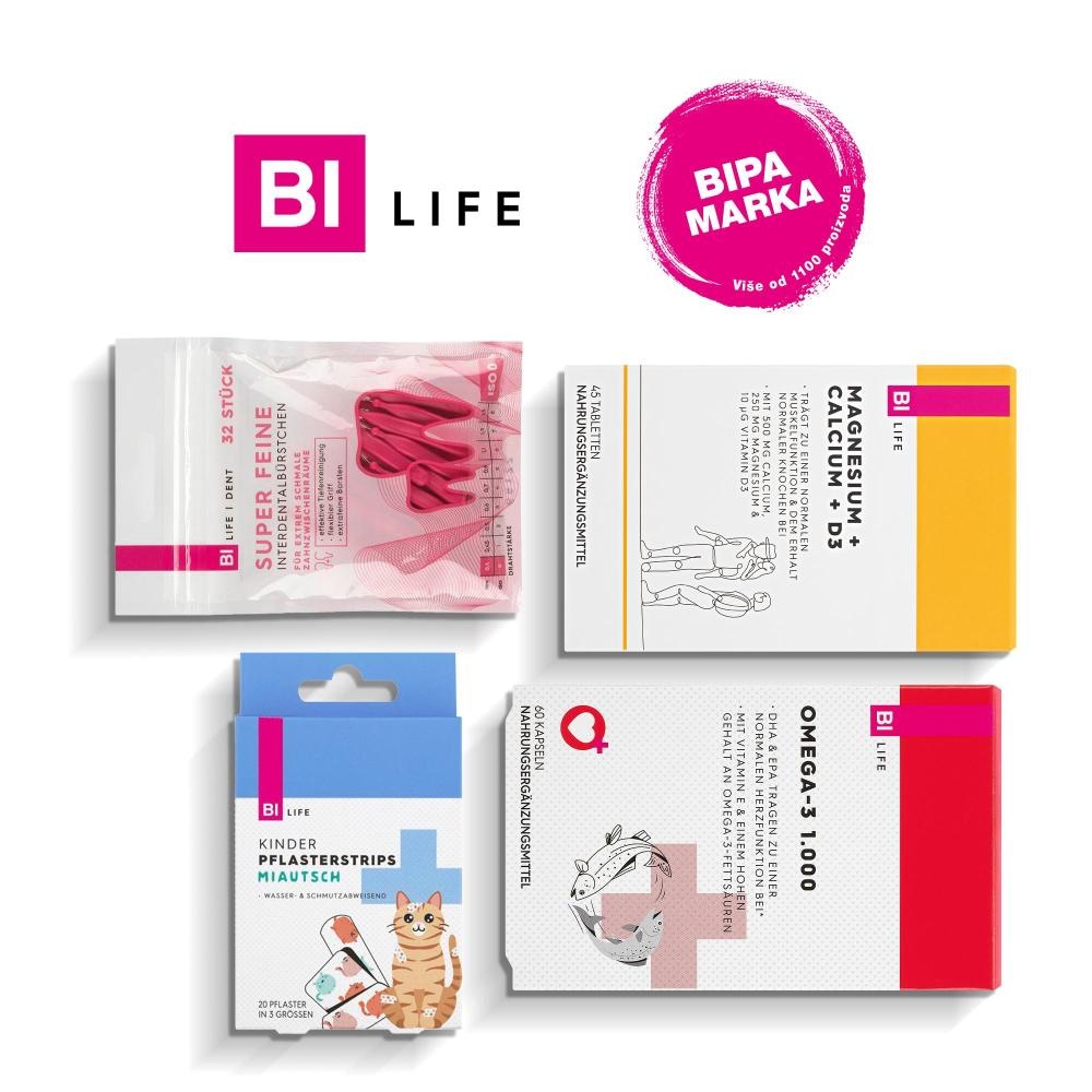 BI LIFE DENT Tablete za čišćenje 64 kom - Akcija u trgovini Bipa