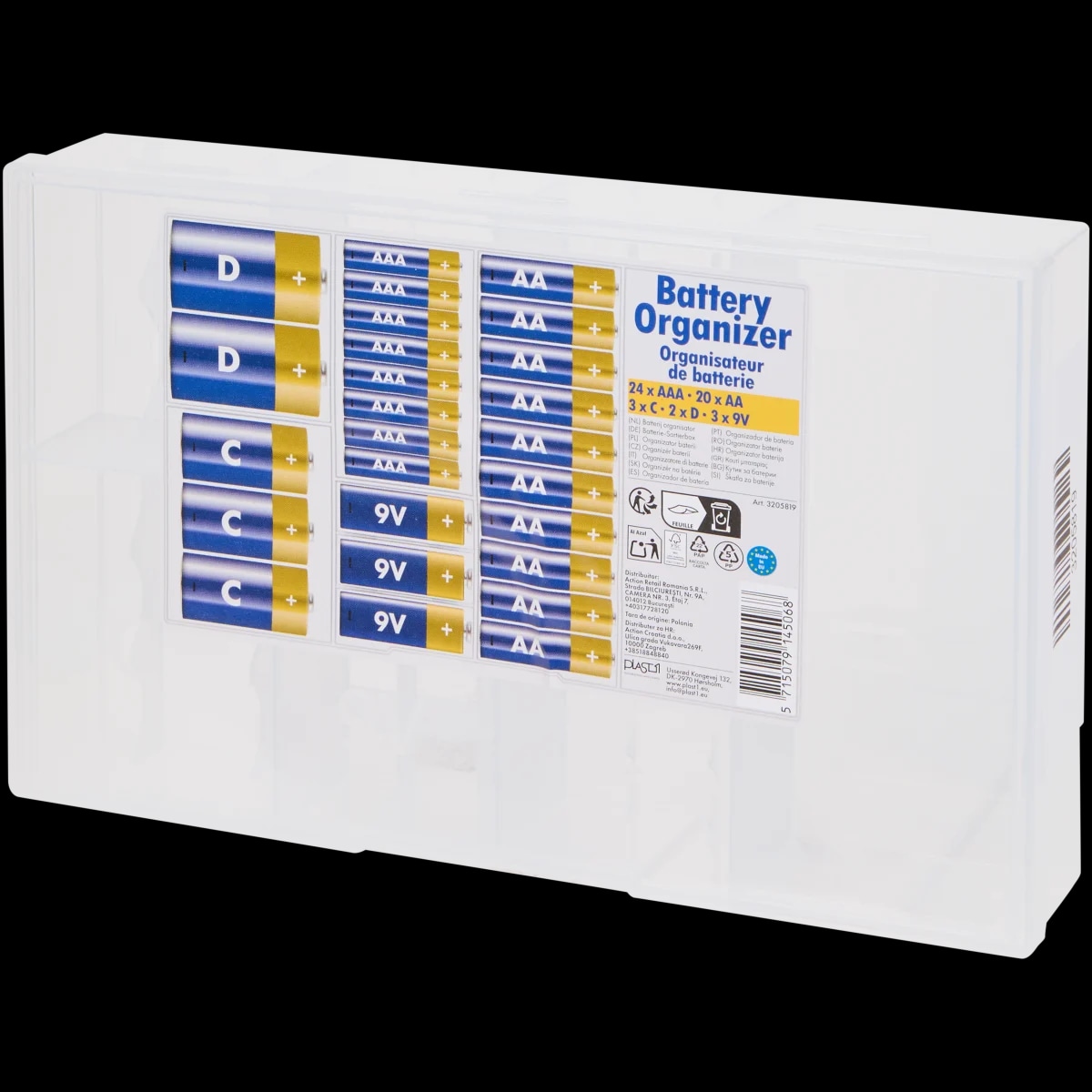 Plast1 Kutija za pohranu baterija - Akcija u trgovini Action