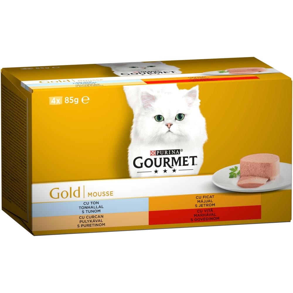 Gourmet Gold Mousse 4x85 g - Akcija u trgovini Zoo City