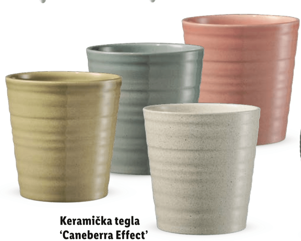 Keramička tegla 'Caneberra Effect' Komad - Akcija u trgovini Lidl