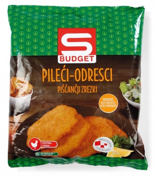 Panirani mini file ili odresci 900 g S-BUDGET - Akcija u trgovini Spar