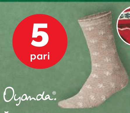 Ženske čarape 5 pari Oyanda - Akcija u trgovini Kaufland