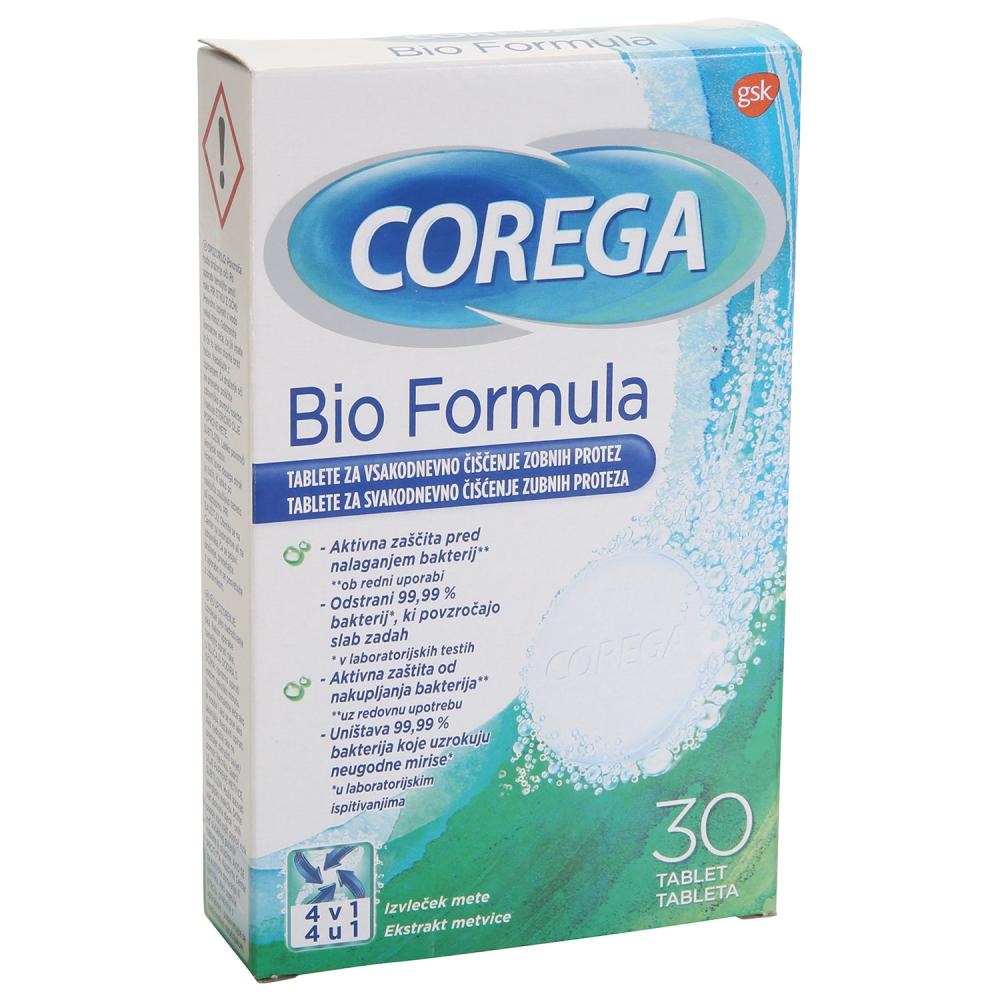 Tablete za čišćenje zubnih proteza Corega Bio 30 kom - Akcija u trgovini KTC