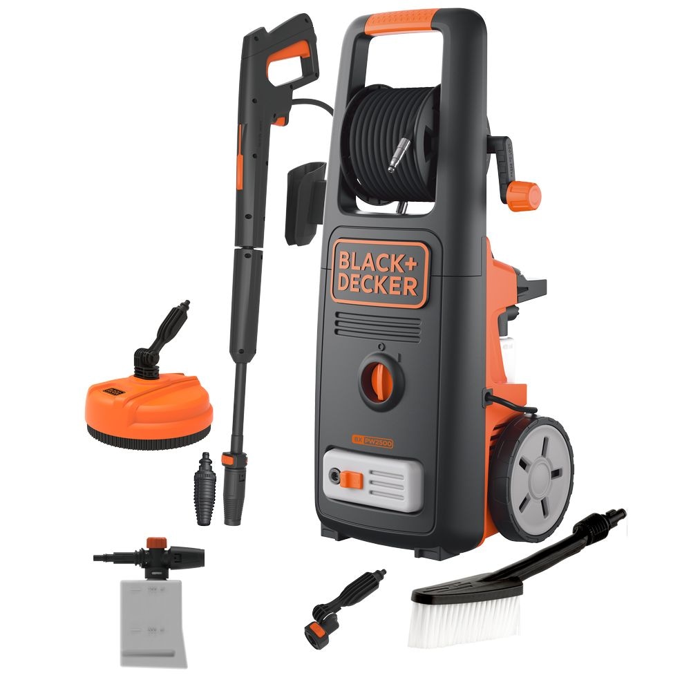 Visokotlačni perač B&D 2500W - BXPW2500-E BLACK+DECKER - Akcija u trgovini Pevex