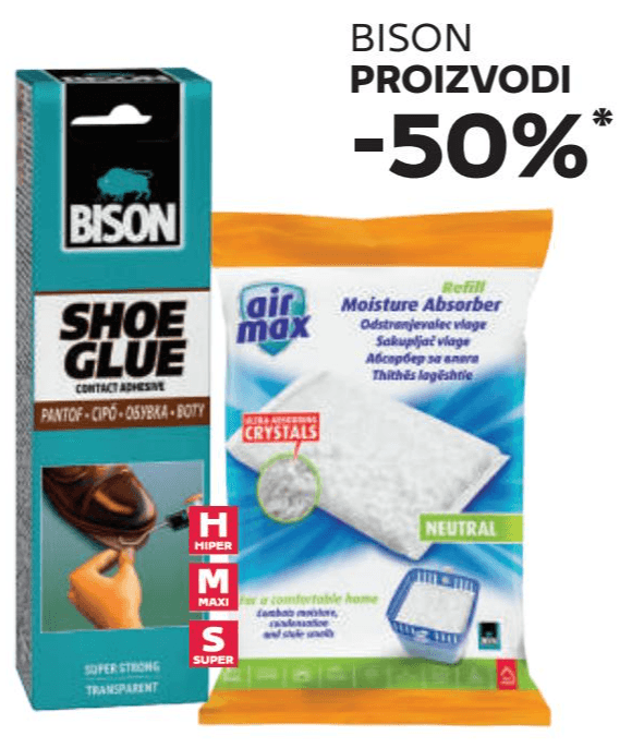 Bison proizvodi Akcija u trgovini Tommy