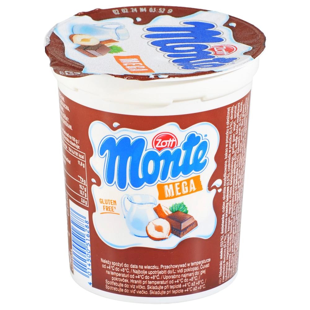 Mliječni desert Monte Mega XXL 400 g Zott - Akcija u trgovini Spar