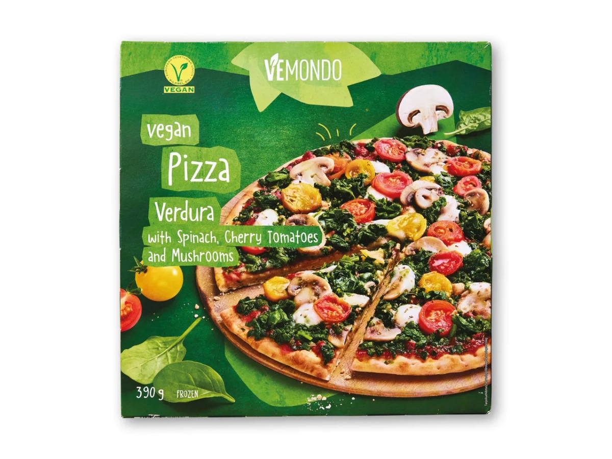 Veganska pizza 350 g - 390 g Vemondo - Akcija u trgovini Lidl