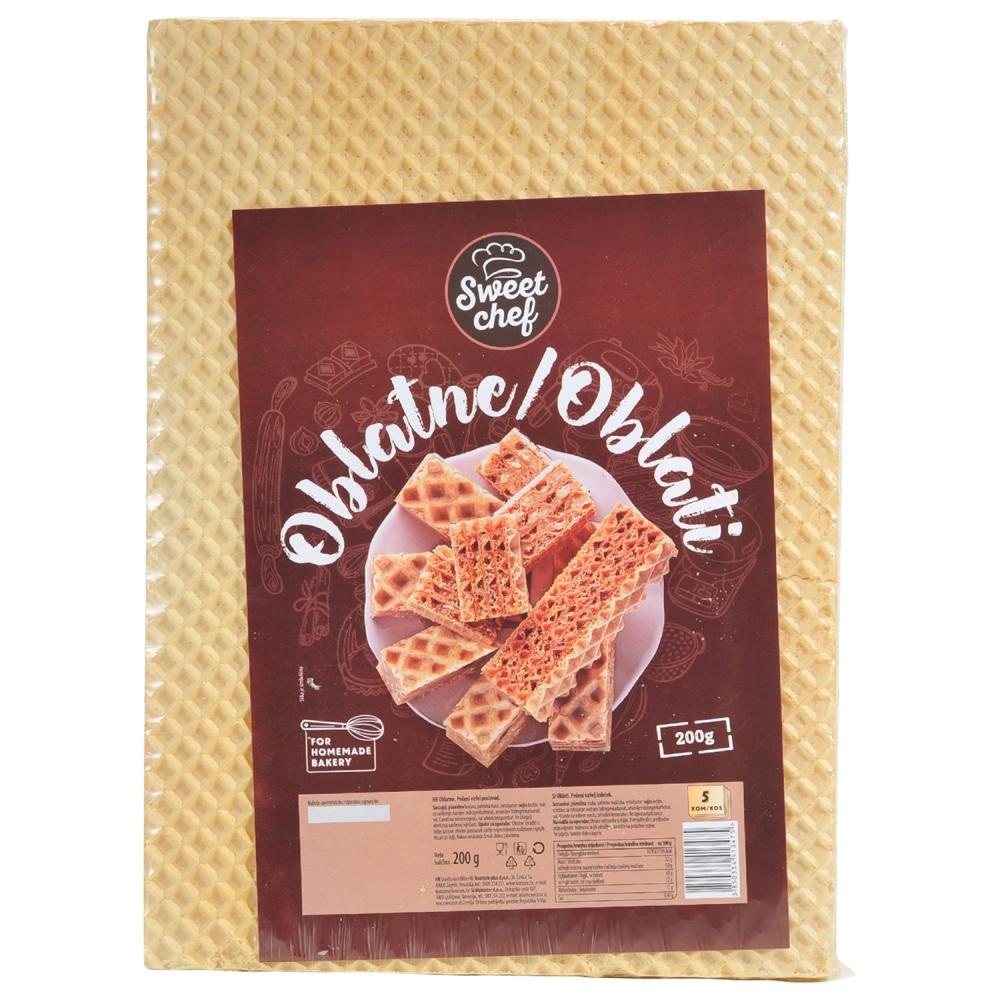 Sweet Chef Oblatne 200g - Akcija u trgovini Konzum