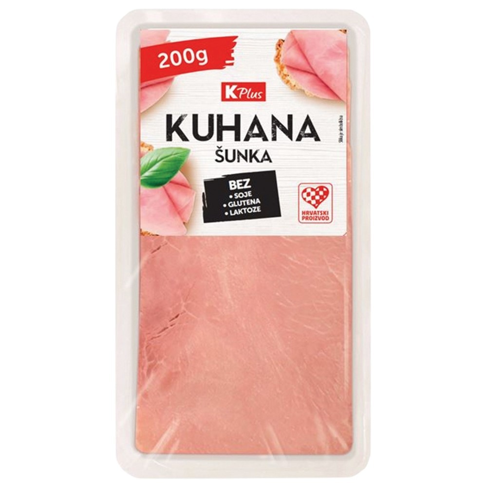 K Plus Kuhana šunka narezak 200g Akcija u trgovini Konzum