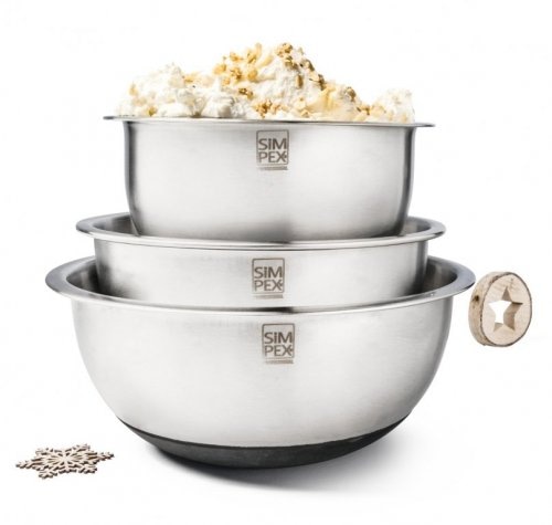 Simpex Professional set inox zdjela za miksanje 1 set - Akcija u trgovini Interspar