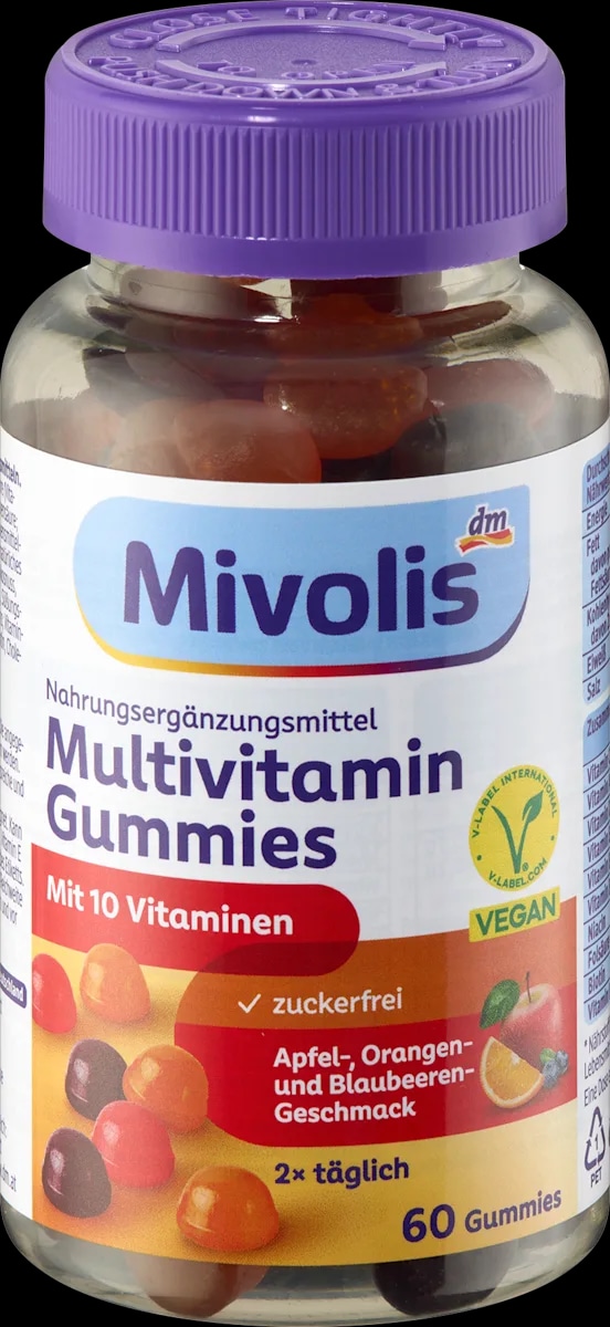 Mivolis multivitaminski gumeni bomboni 60 kom. - Akcija u trgovini Dm