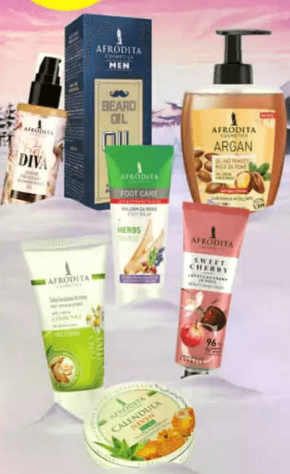 Odabrani Afrodita proizvodi za njegu tijela - Akcija u trgovini Bipa