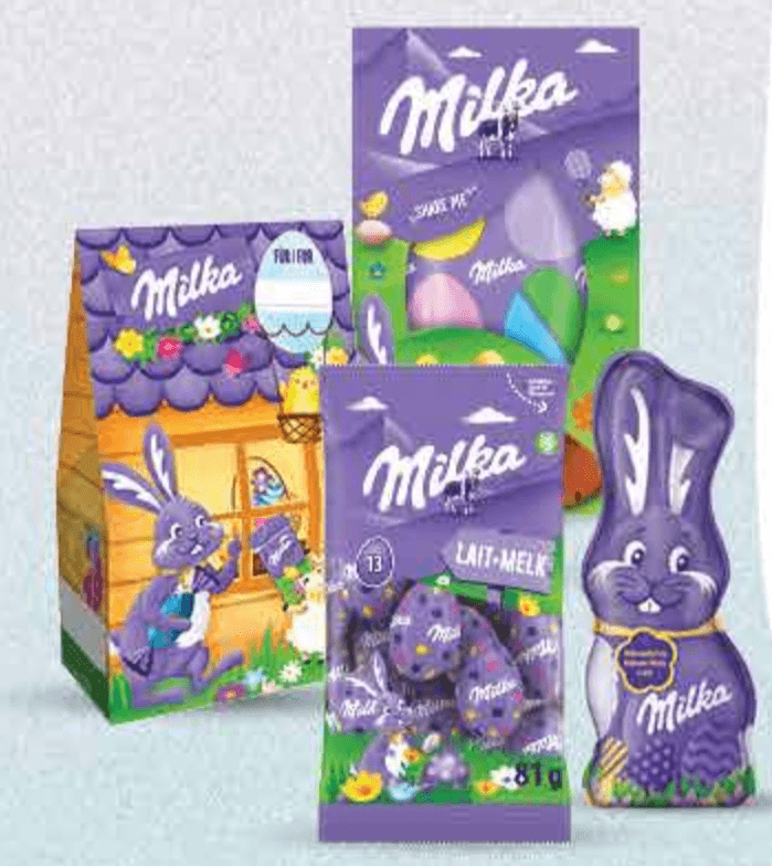 Milka Odabrani čokoladni uskrsni proizvodi 45-182 g - Akcija u trgovini Plodine