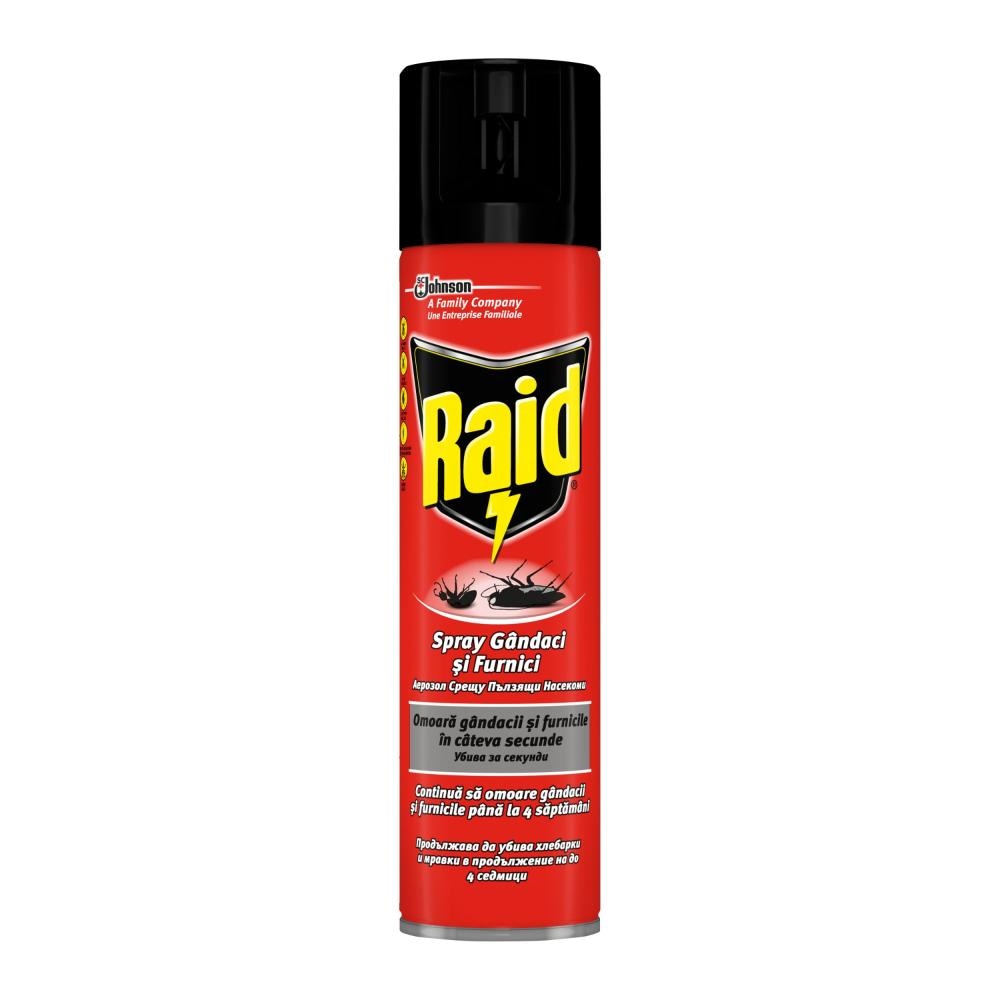 Raid Spray protiv mrava i žohara 400ml - Akcija u trgovini Vrutak