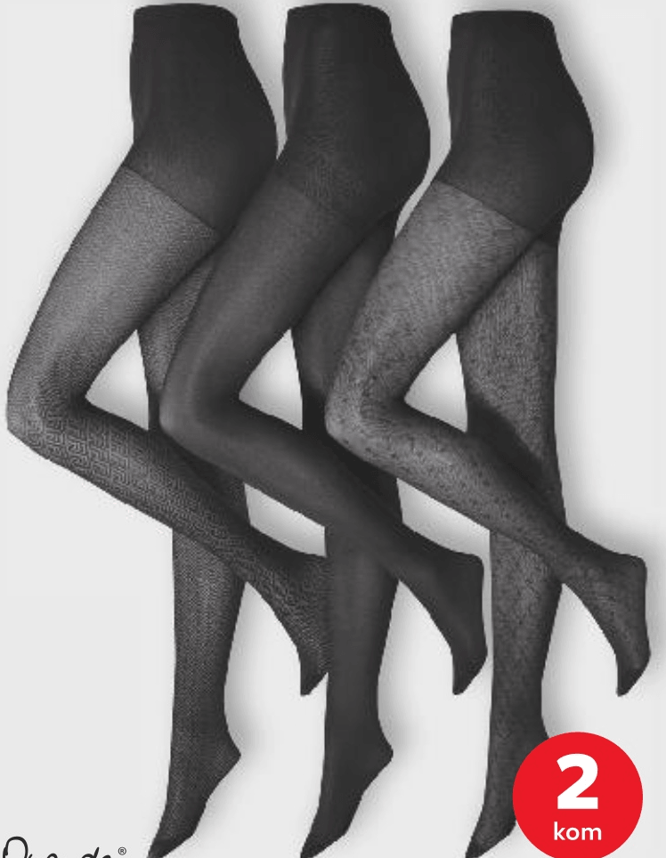 Ženske čarape s gaćicama 2 kom - Akcija u trgovini Kaufland