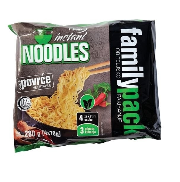 Juha Instant Noodles povrće 280 g ToJeTo Akcija u trgovini NTL