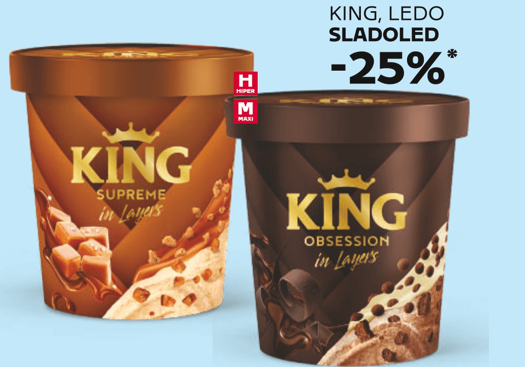 King, Ledo Sladoled - Akcija u trgovini Tommy