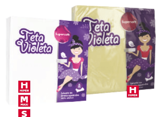 Teta Violeta Salvete 25 kom - Akcija u trgovini Tommy