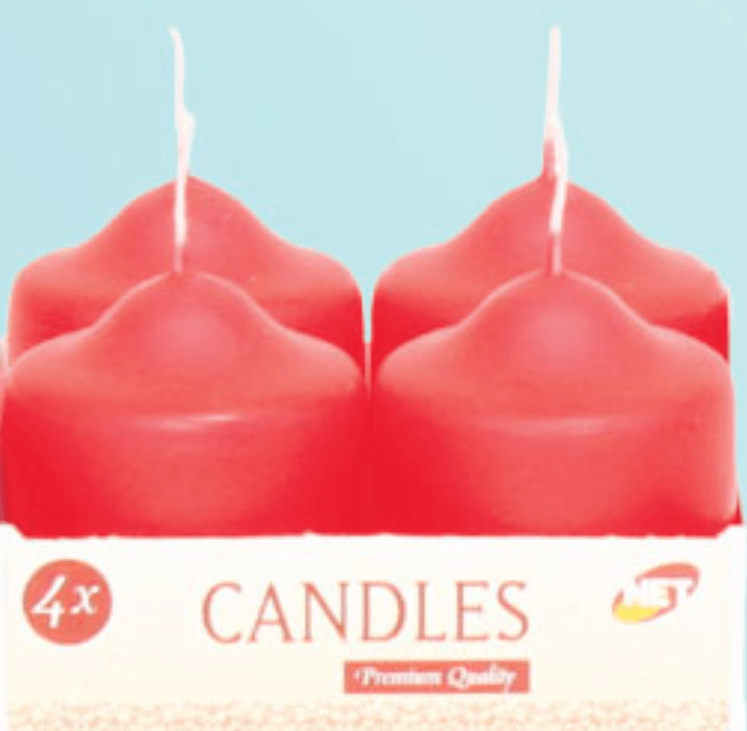 Svijeća 4 kom/pak CANDLES - Akcija u trgovini KTC